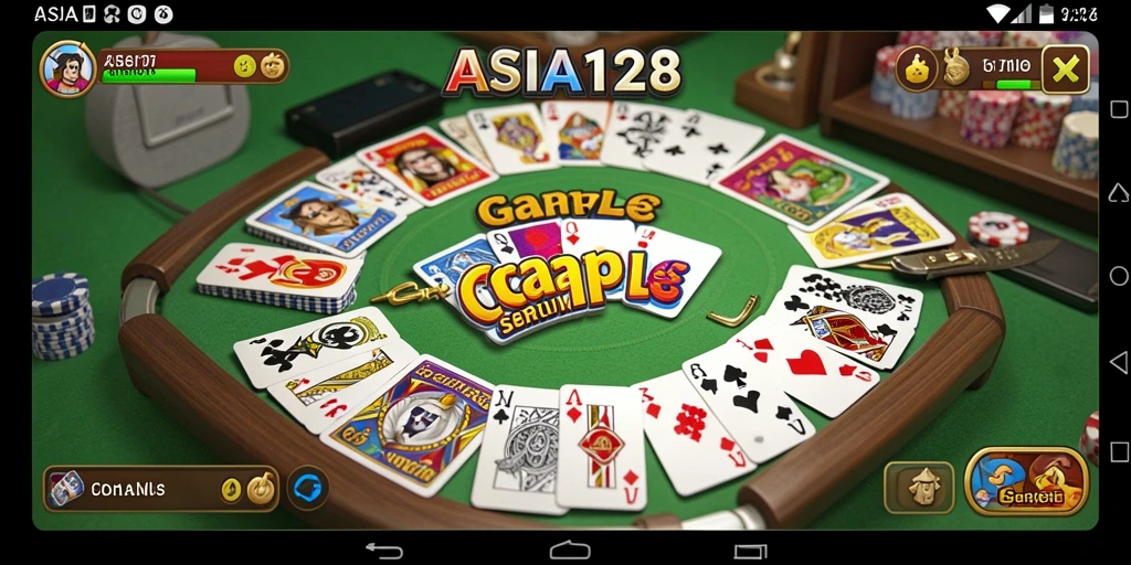 Tampilan gameplay Gaple yang menarik dan interaktif.