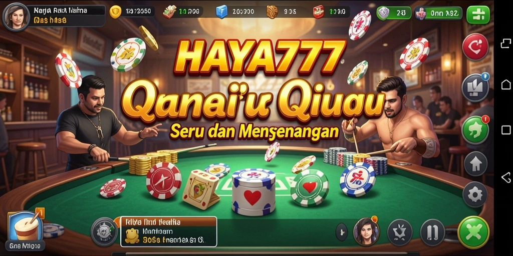 Tampilan gameplay seru QiuQiu di HAYA777.