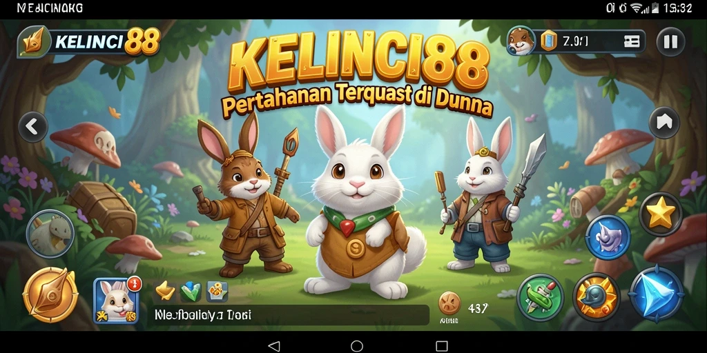 Gameplay seru KELINCI88 dengan strategi Tower Defense yang menarik.