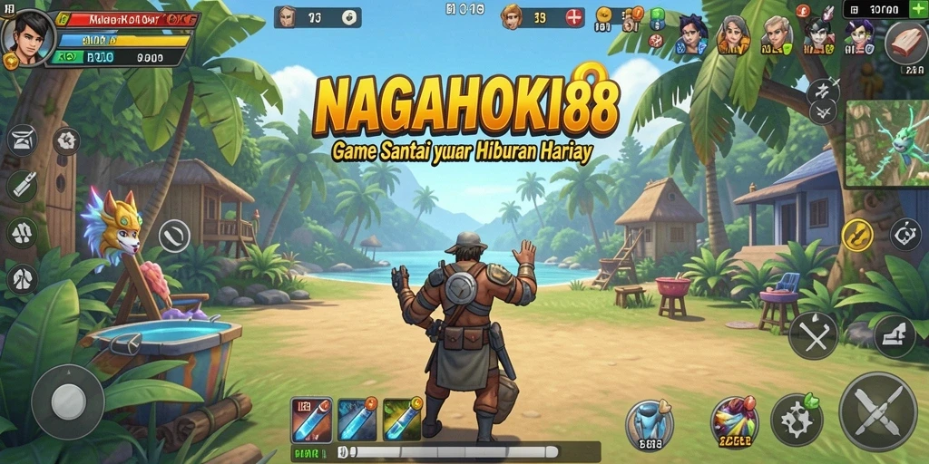 Gambaran gameplay menyenangkan dan santai NAGAHOKI88.