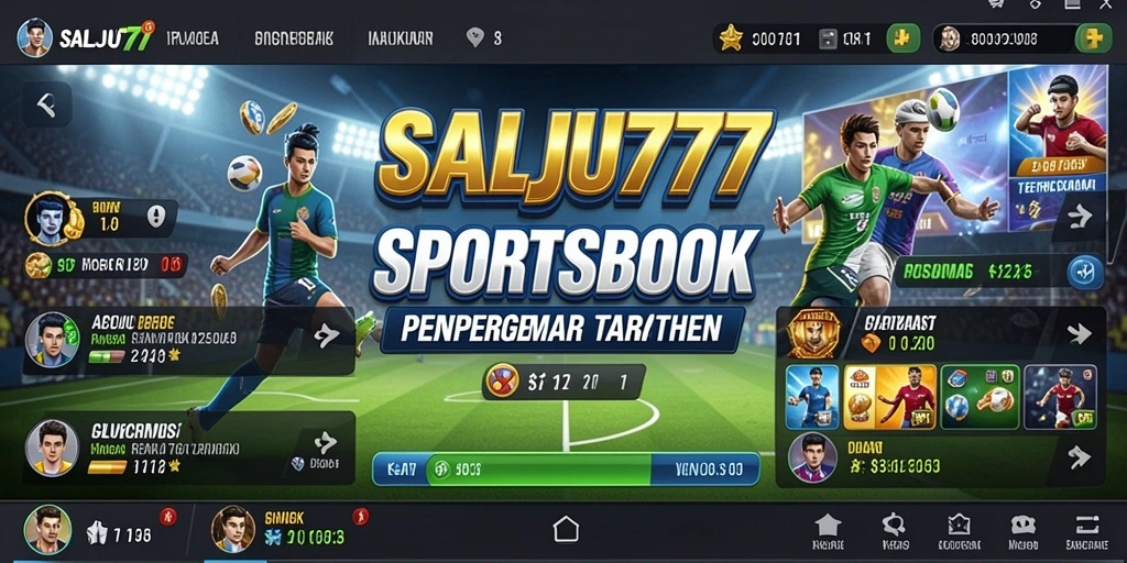 Tampilan utama SALJU777 menunjukkan antarmuka taruhan yang menarik.