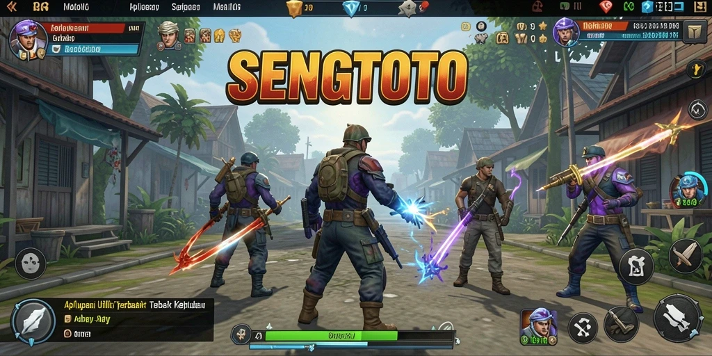 Tampilan antarmuka SENGTOTO yang sederhana dan fungsional.